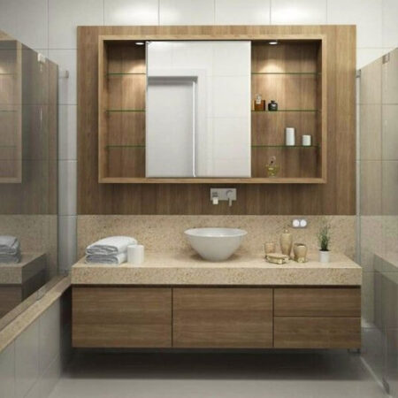 Armário de banheiro em MDF