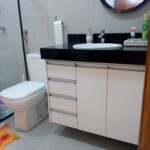 Armário Inferior Banheiro em MDF branco