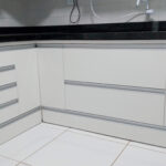 Armário Inferior de Cozinha em MDF Branco