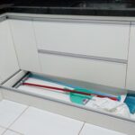 Gavetão Inferior de Cozinha em MDF Branco