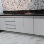 Armário de Bancada em MDF Branco